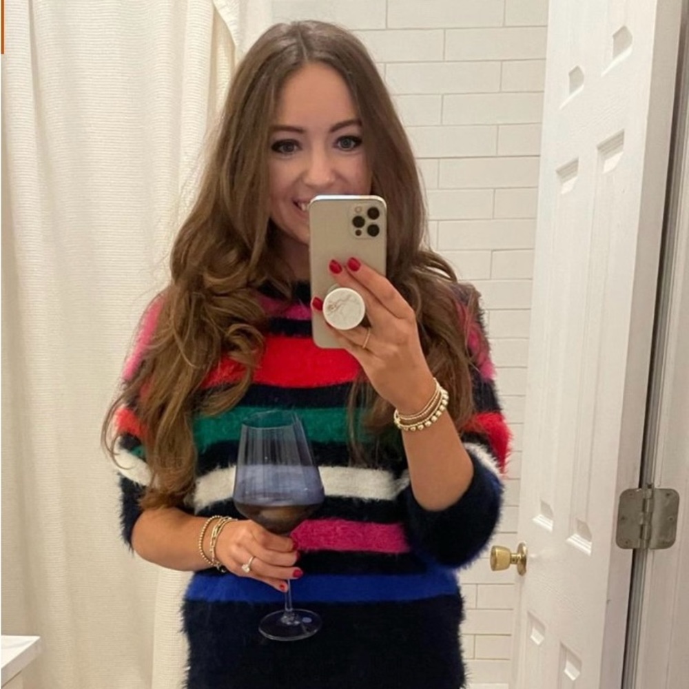 A New Day Fuzzy Crewneck Sweater